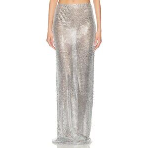 The New Arrivals by Ilkyaz Ozel Zada Skirt in Elmas 34 Womens Crystal Maxi